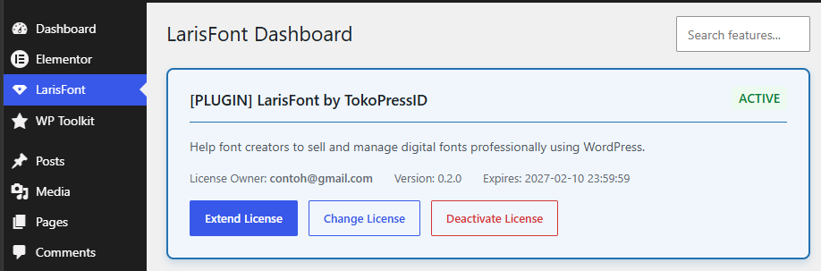 TokoPressID LarisFont