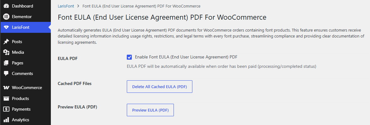 TokoPressID LarisFont EULA PDF