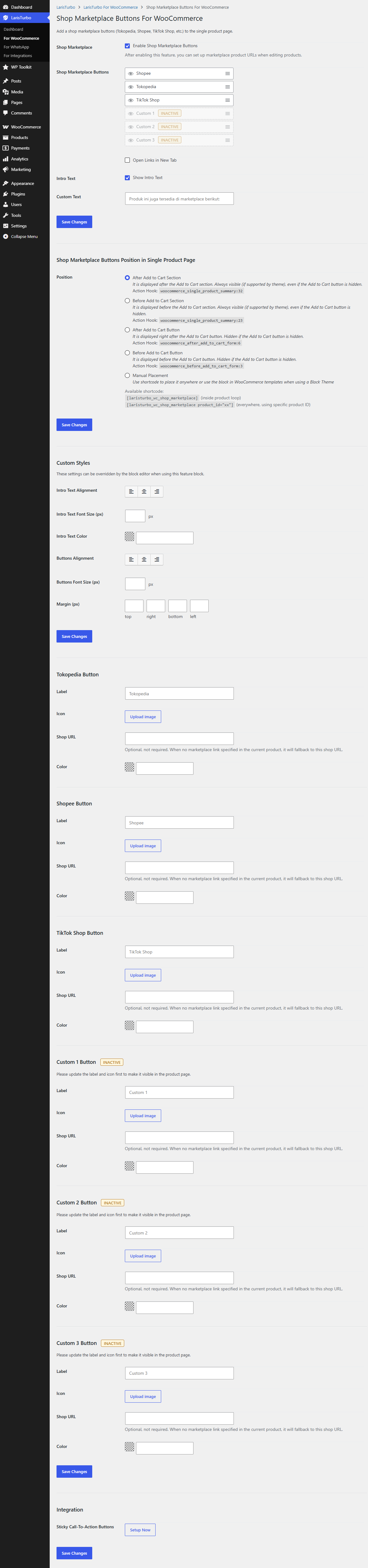 TokoPressID Shop Marketplace Buttons