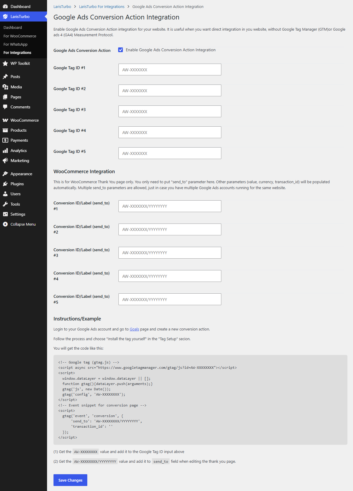 TokoPressID Google Ads Converstion