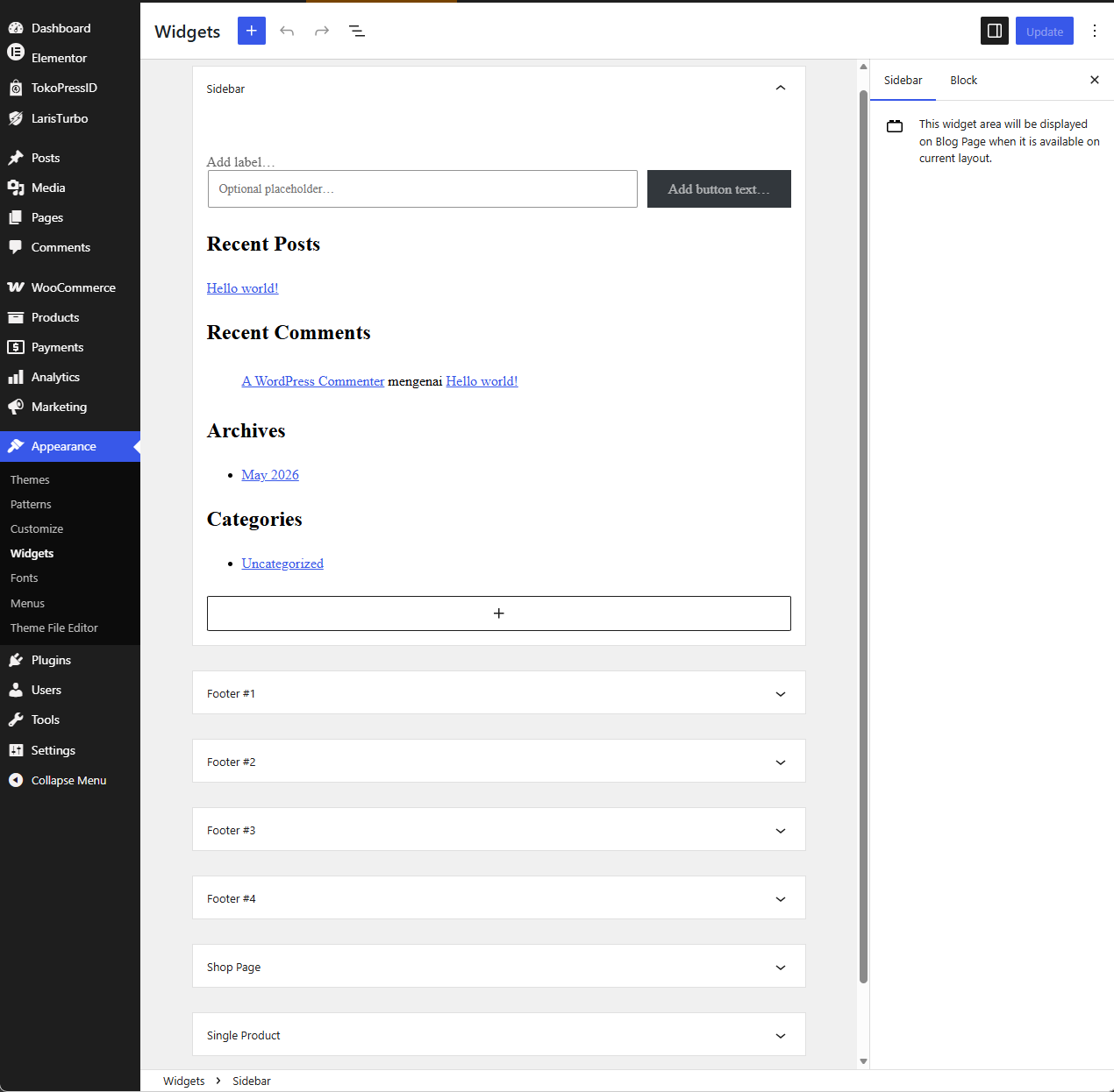 TokoPressID Widgets