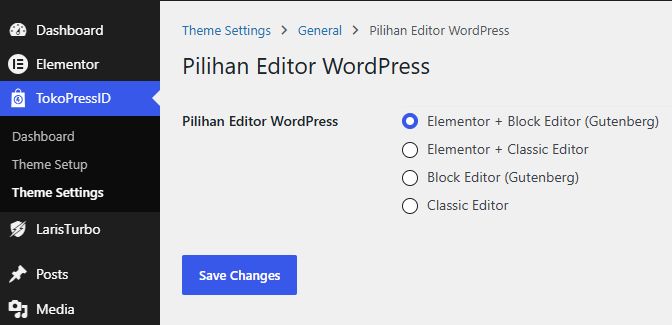 TokoPressID Editor WordPress