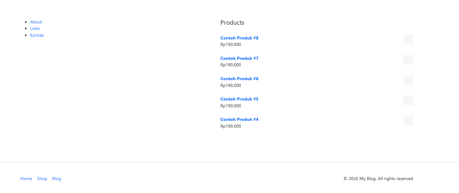 TokoPressID Footer Widgets