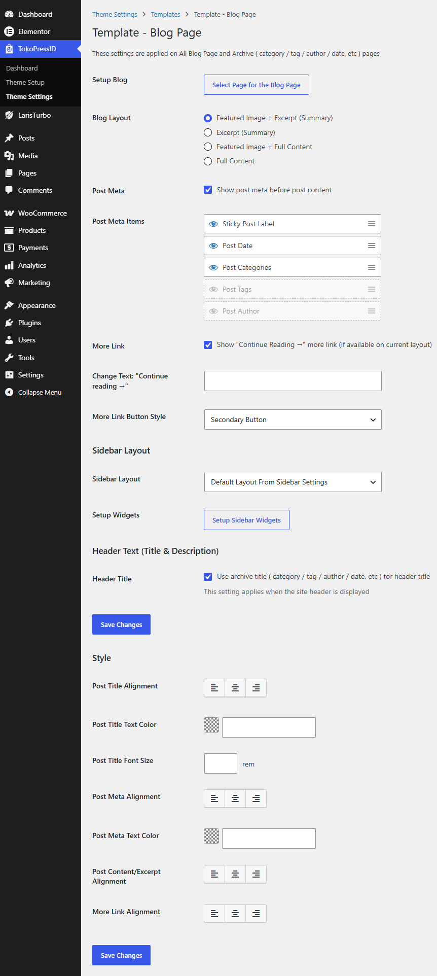 TokoPressID Template Blog Page