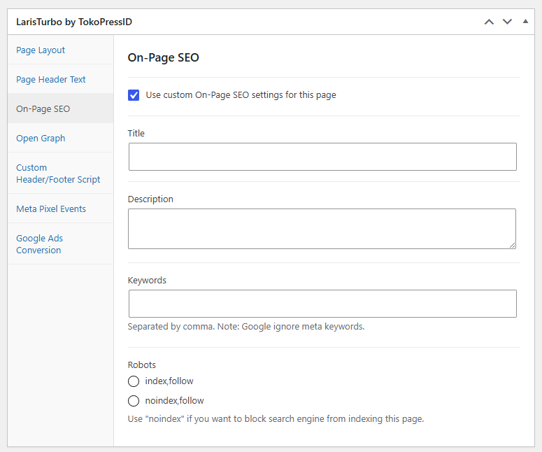 TokoPressID On-Page SEO